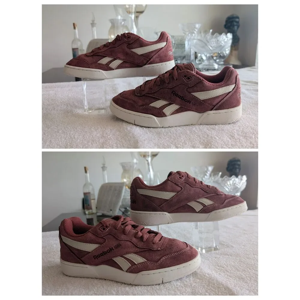 Reebok Club C 85 8 Pink Mauve Suede Sneakers Retro Court Shoes Low Top